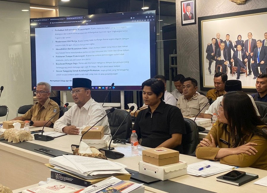 RPH Surabaya Apresiasi Komitmen Pemkot Benahi Kemiringan Lantai di Unit Tambak Osowilangun